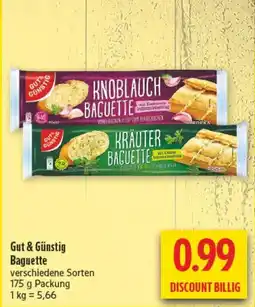 diska Gut & Günstig Baguette Angebot