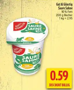 diska Gut & Günstig Saure Sahne Angebot