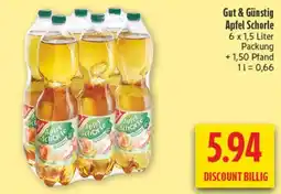 diska Apfel Schorle Angebot