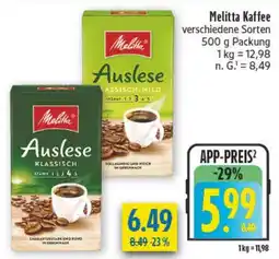 diska Melitta Kaffee Angebot