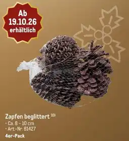 METRO Zapfen beglittert Angebot