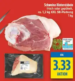 diska Schweine Hintereisbein Angebot