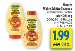 diska Garnier Wahre Schätze Shampoo oder Spülung Angebot