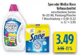diska Spee oder Weißer Riese Vollwaschmittel Angebot
