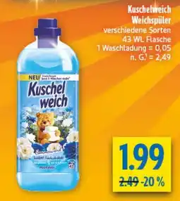 diska Kuschelweich Weichspüler Angebot