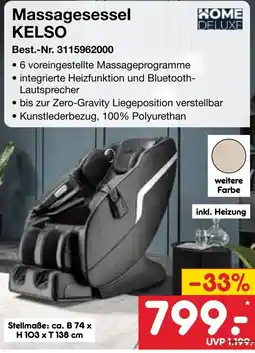Netto Marken-Discount Massagesessel KELSO Angebot