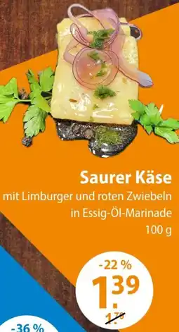 V Markt Saurer Käse Angebot