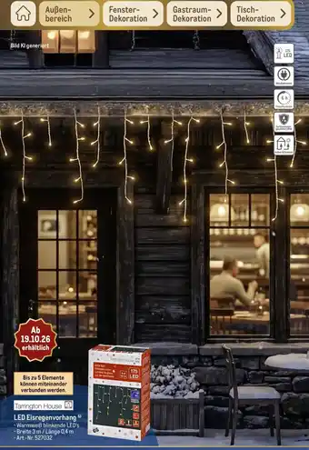 Tarrington House LED Eisregenvorhang