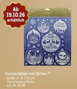 METRO Fensterbilder mit Glitter Angebot