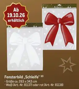 METRO Fensterbild „Schleife“ Angebot