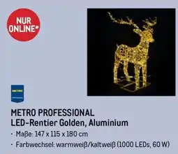 METRO METRO PROFESSIONAL LED-Rentier Golden, Aluminium Angebot