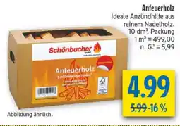 diska Schönbucher Anfeuerholz Angebot