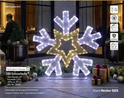 METRO Tarrington House LED Schneeflocke Angebot