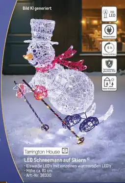 METRO Tarrington House LED Schneemann auf Skiern Angebot