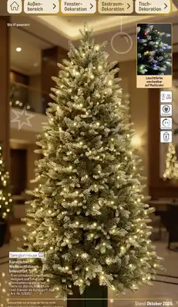 METRO Tarrington House Künstlicher Weihnachtsbaum beleuchtet Angebot