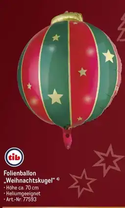 METRO tib Folienballon "Weihnachtskugel" Angebot