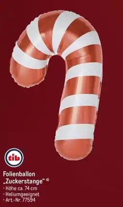 METRO tib Folienballon "Zuckerstange" Angebot
