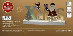 METRO KONST SMIDE LED Schriftzug „XMAS" Angebot