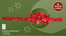 METRO DPI Poinsettia-Girlande Samt Angebot