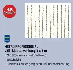 METRO METRO PROFESSIONAL LED-Lichtervorhang 2 x 2 m Angebot