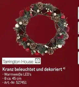 METRO Tarrington House Kranz beleuchtet und dekoriert Angebot