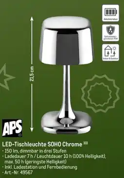METRO APS LED-Tischleuchte SOHO Chrome Angebot