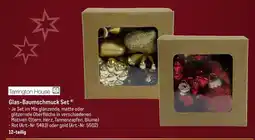 METRO Tarrington House Glas-Baumschmuck Set Angebot
