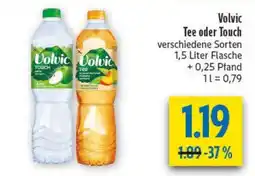 diska Volvic Tee oder Touch Angebot