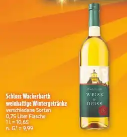 diska Schloss Wackerbarth weinhaltige Wintergetränke Angebot
