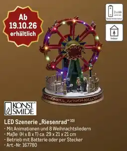 METRO KONST SMIDE LED Szenerie „Riesenrad" Angebot