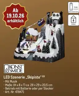 METRO KONST SMIDE LED Szenerie ,,Skipiste" Angebot
