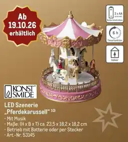 METRO KONST SMIDE LED Szenerie „Pferdekarussell“ Angebot