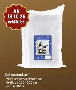 METRO Schneematte Angebot