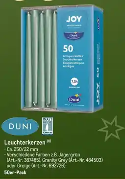 METRO Leuchterkerzen DUNI Angebot