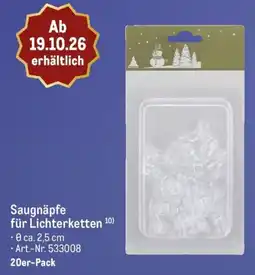 METRO Saugnäpfe für Lichterketten Angebot