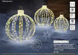METRO Tarrington House LED Metall-Lichterkugeln Angebot