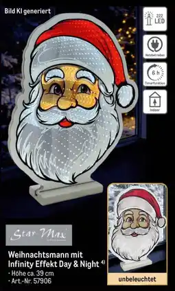 METRO Star-Max Weihnachtsmann mit Infinity Effekt Day & Night Angebot