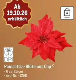 METRO DPI Poinsettia-Blüte mit Clip Angebot