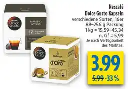 diska Nescafé Dolce Gusto Kapseln Angebot