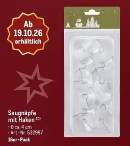 METRO Saugnäpfe mit Haken Angebot