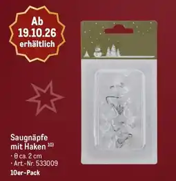 METRO Saugnäpfe mit Haken Angebot