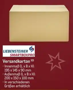 METRO LIEBENSTEINER SMARTBOXPRO Versandkarton Angebot