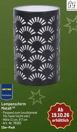 METRO METRO PROFESSIONAL Lampenschirm Metall Angebot