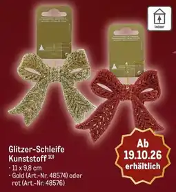 METRO Glitzer-Schleife Kunststoff Angebot