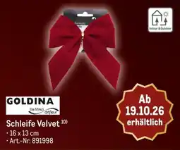 METRO GOLDINA Schleife Velvet Angebot