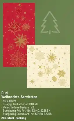 METRO Duni Weihnachts-Servietten Angebot