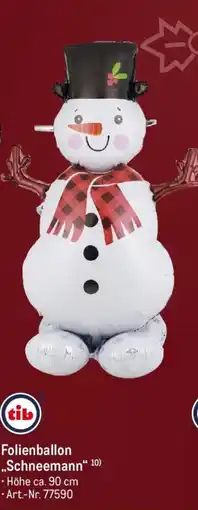 METRO Folienballon "Schneemann" Angebot