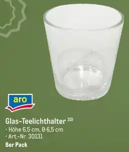 METRO aro Glas-Teelichthalter Angebot