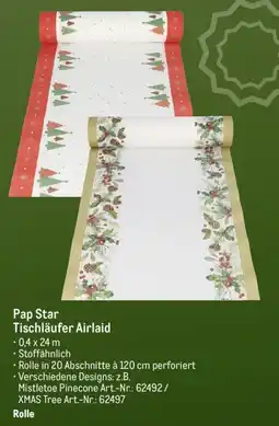 METRO Pap Star Tischläufer Airlaid Angebot