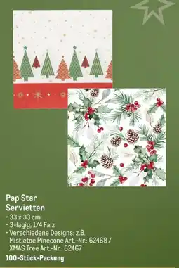 METRO Pap Star Servietten Angebot